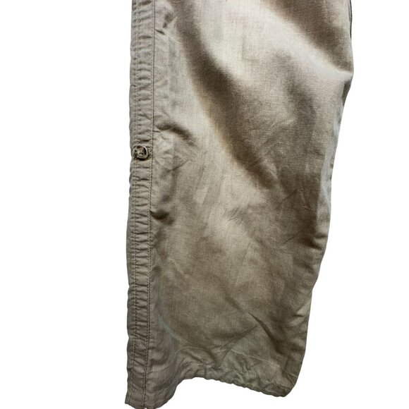 Gap Womens Chino Pants Size 12 Tan Relaxed Fit Style Pockets Casual - Picture 7 of 14